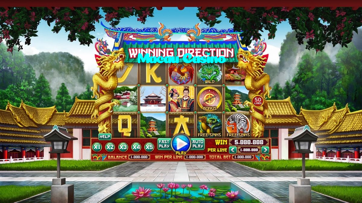 Macau Casino casino presented on mobile device in Pakistan with slots and live games